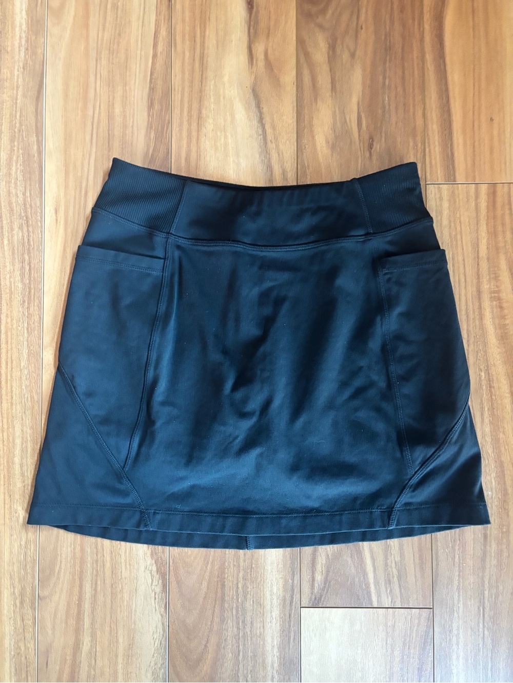 Athleta Black Athletic Skort with Side Pockets